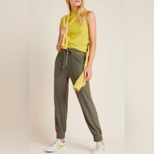 Anthropologie Saturday Sunday Jogger, Olive, XSmall